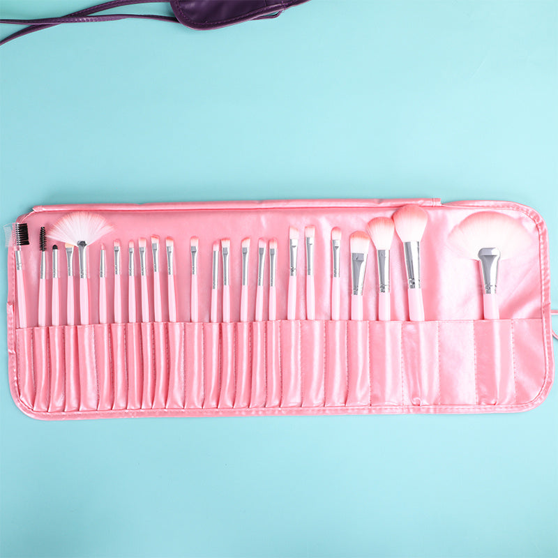 JMT-519050 Beginner Makeup Brush Set with Leather Case for Easy Storage and Travel