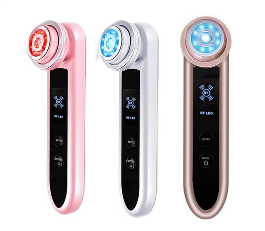 JMT-519178 Multi-Function Beauty Device with RF, EMS, Vibration, and Light Therapy