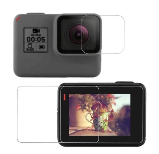 JMT-519306 Tempered Glass Lens & LCD Screen Protectors for GoPro Hero 5/6/7