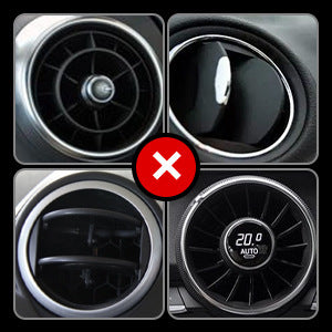 JMT-519626 Universal Car Air Vent Phone Holder - Snap-On Design, Rechargeable Accessory