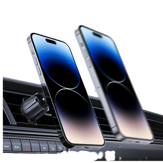 JMT-519626 Universal Car Air Vent Phone Holder - Snap-On Design, Rechargeable Accessory
