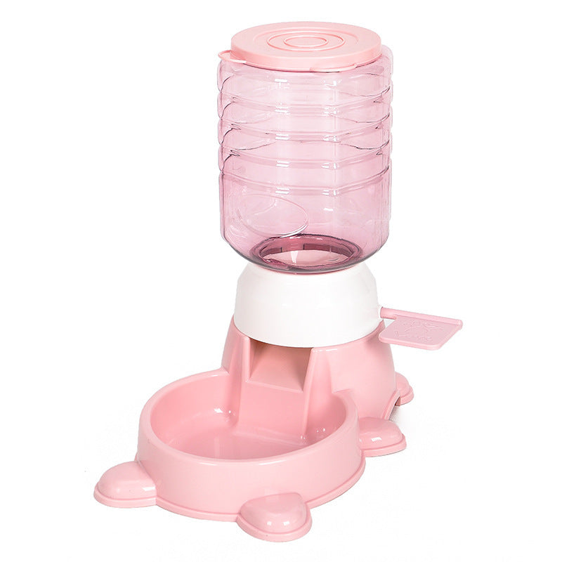 JMT-519946 Automatic Pet Feeder with 1.8L Capacity - Available in Apricot, Green, and Powder Colors