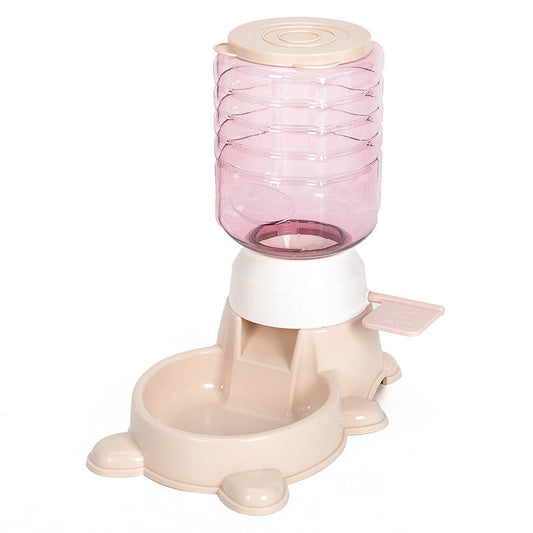 JMT-519946 Automatic Pet Feeder with 1.8L Capacity - Available in Apricot, Green, and Powder Colors