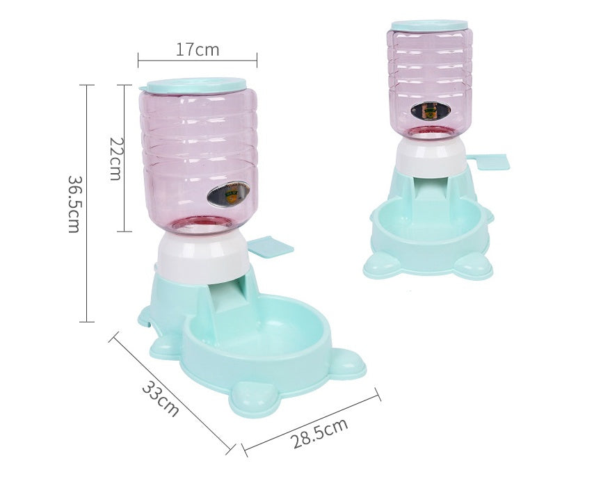 JMT-519946 Automatic Pet Feeder with 1.8L Capacity - Available in Apricot, Green, and Powder Colors