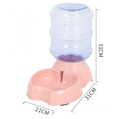 JMT-519946 Automatic Pet Feeder with 1.8L Capacity - Available in Apricot, Green, and Powder Colors