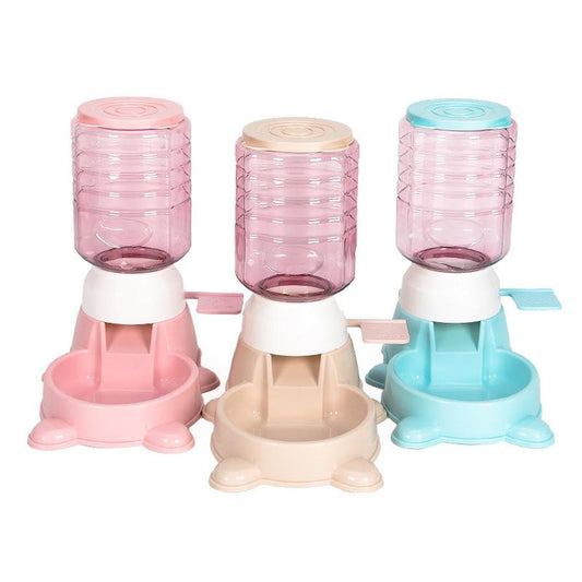 JMT-519946 Automatic Pet Feeder with 1.8L Capacity - Available in Apricot, Green, and Powder Colors