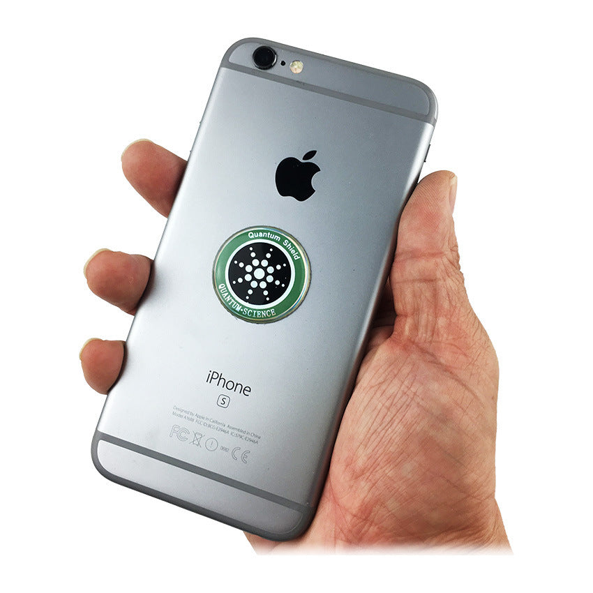 JMT-519946 Cell Phone Radiation Protection Stickers – Nano-Anion Silicone, 6 Pack, Round Design, Reduces Radiation Emissions and Extends Battery Life