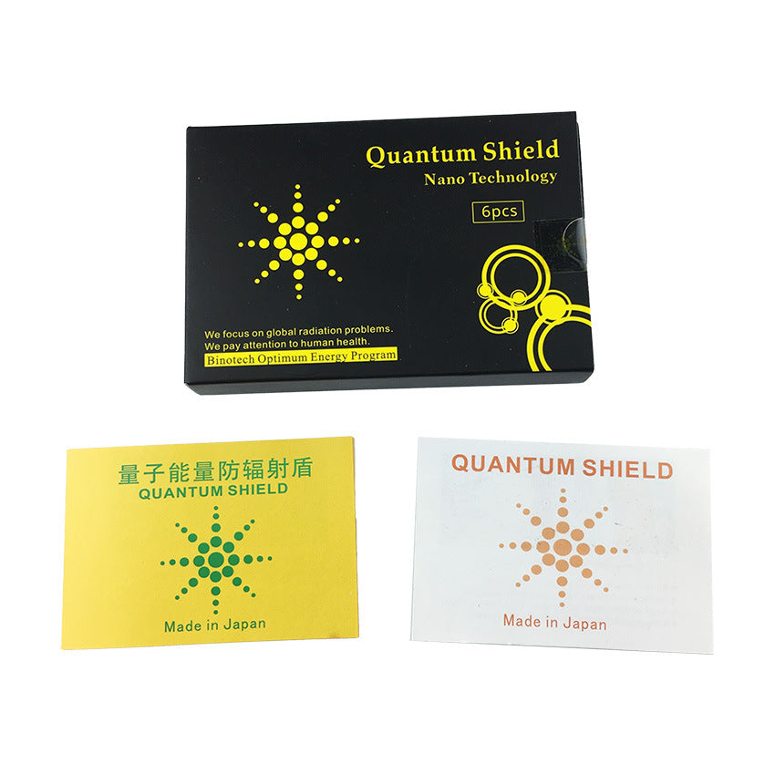 JMT-519946 Cell Phone Radiation Protection Stickers – Nano-Anion Silicone, 6 Pack, Round Design, Reduces Radiation Emissions and Extends Battery Life