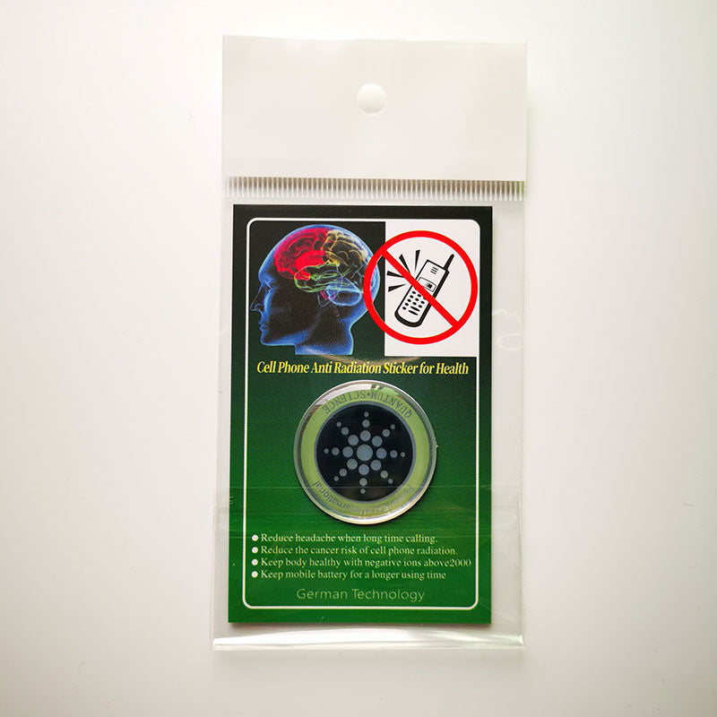 JMT-519946 Cell Phone Radiation Protection Stickers – Nano-Anion Silicone, 6 Pack, Round Design, Reduces Radiation Emissions and Extends Battery Life