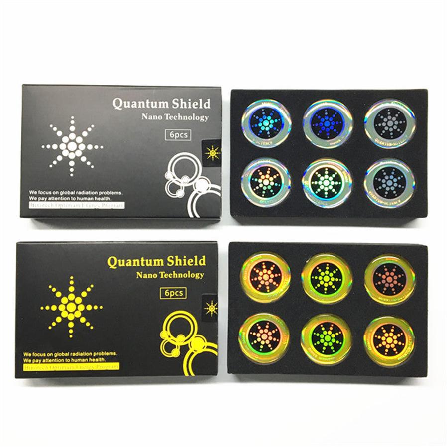 JMT-519946 Cell Phone Radiation Protection Stickers – Nano-Anion Silicone, 6 Pack, Round Design, Reduces Radiation Emissions and Extends Battery Life