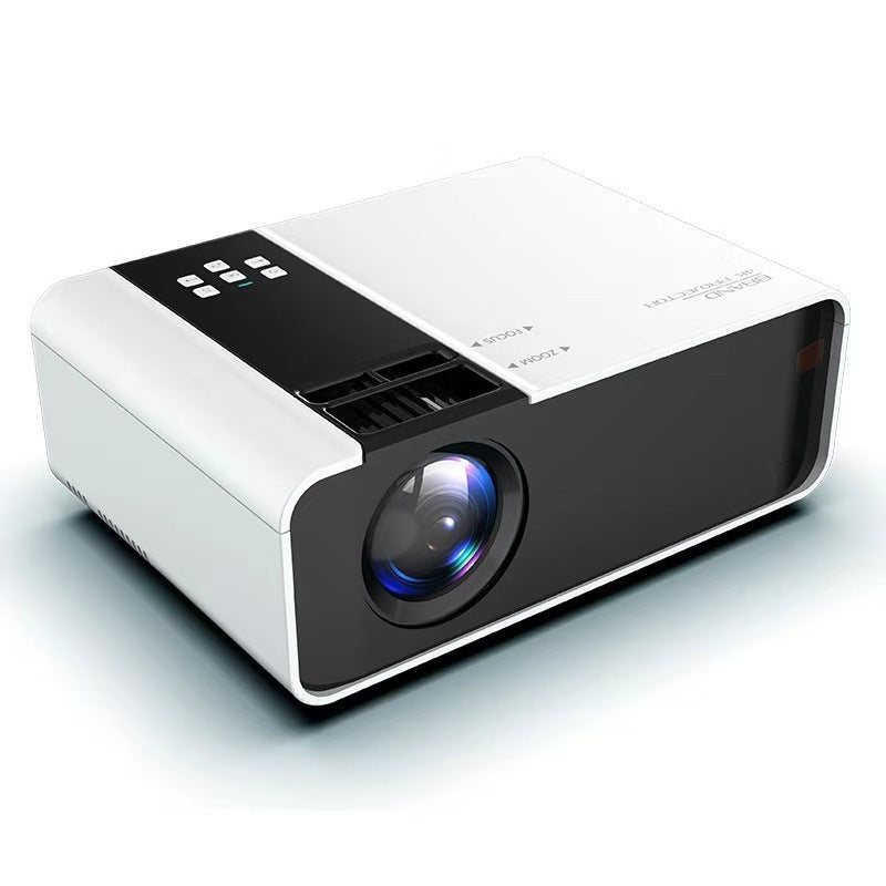 JMT-519946 Wireless HD Home Projector with Remote Control and High Brightness Lens, 1080P Resolution, Compact Design