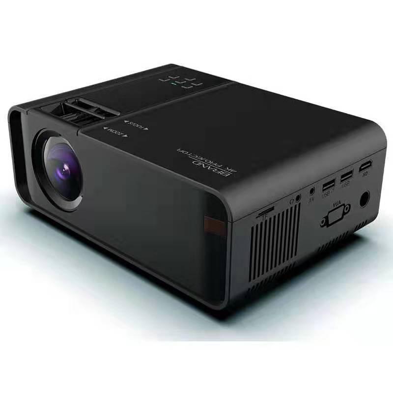JMT-519946 Wireless HD Home Projector with Remote Control and High Brightness Lens, 1080P Resolution, Compact Design