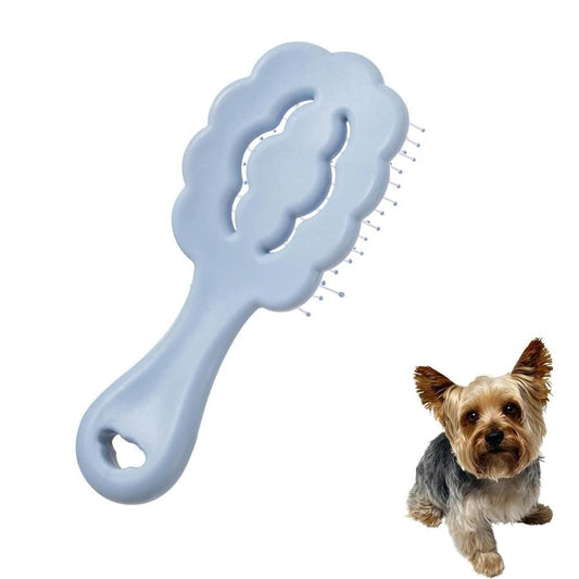 JMT-520010 Cloud-Shaped Small Dog Grooming Brush for Gentle Grooming of Puppies and Small Breeds