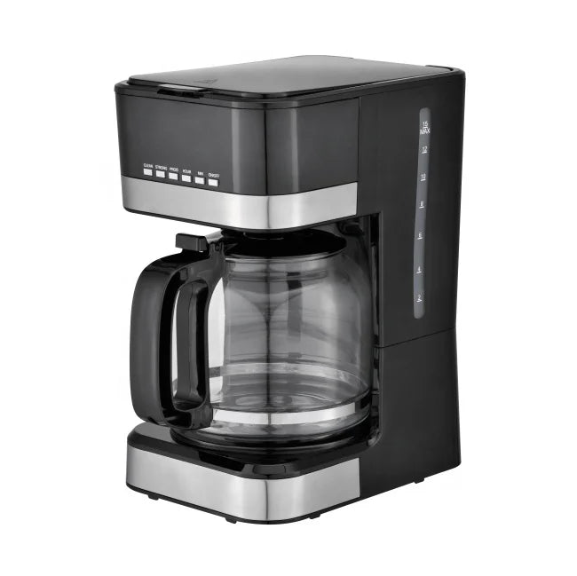 JMT-520202 Digital Stainless Steel Filter Drip Coffee Maker with LCD Display