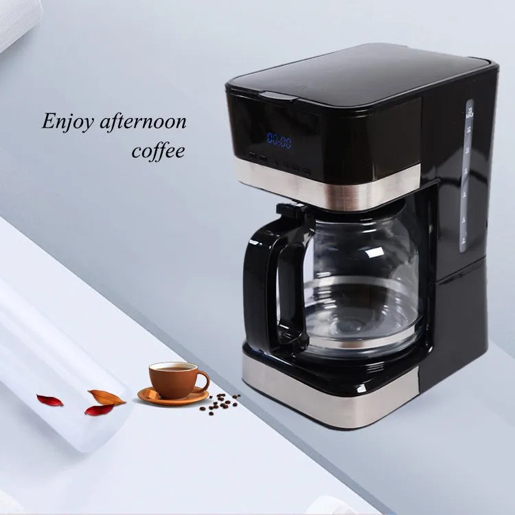JMT-520202 Digital Stainless Steel Filter Drip Coffee Maker with LCD Display