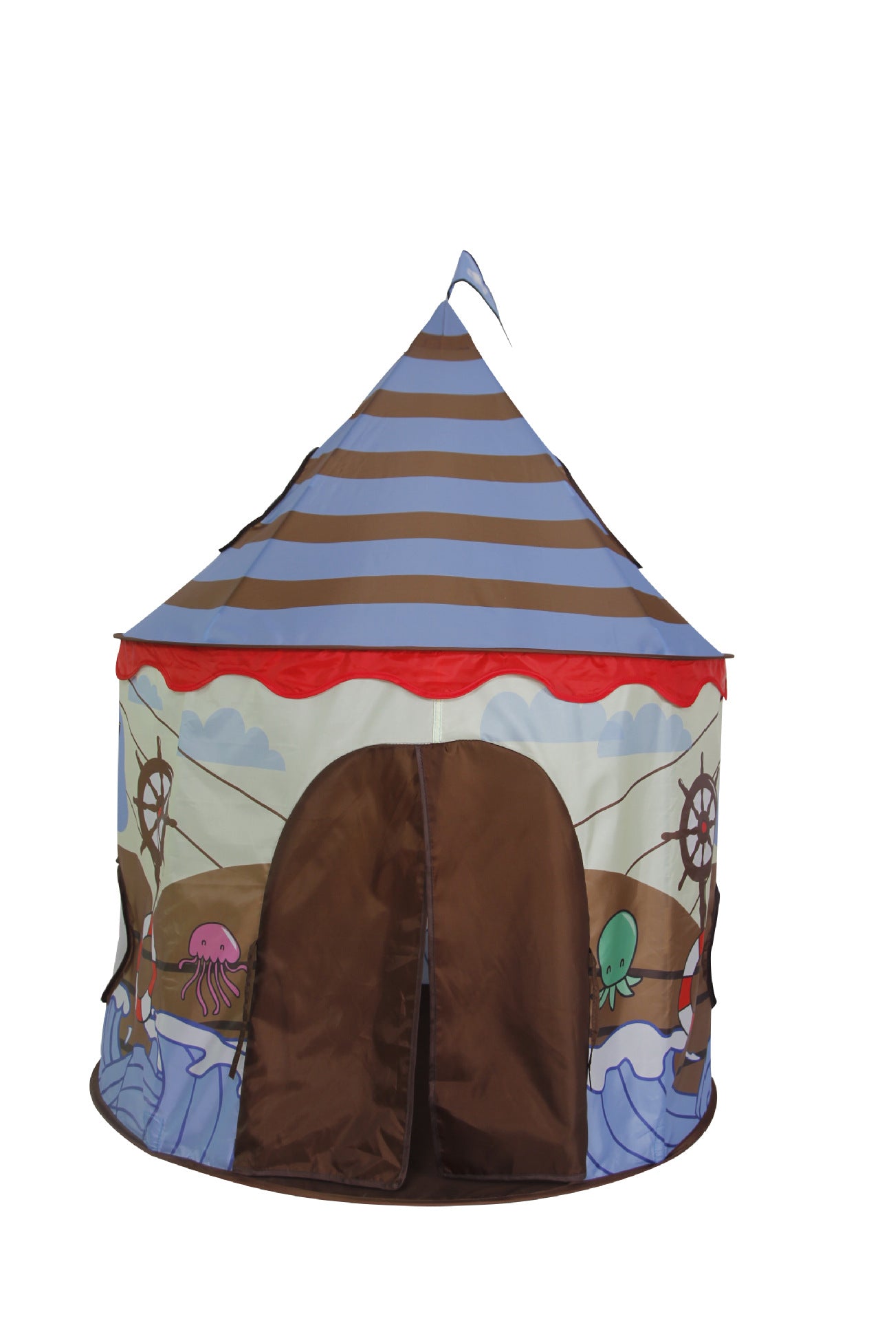 JMT-520778 Spacious Pirate-Themed Kids Tent for Imagination and Play