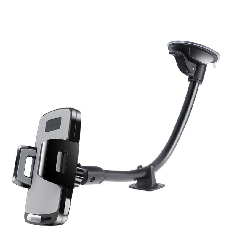 JMT-520778 Universal Car Windshield Suction-Cup Holder for Mobile Phone Navigation - Black PC/Silicone Design