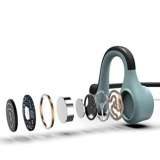 JMT-520906 Wireless Bone Conduction Bluetooth Headset with Power Display and Multi-Point Connection