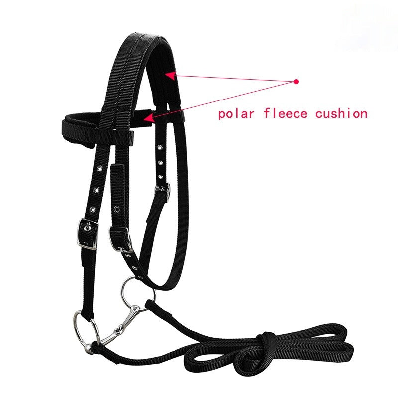 JMT-521418 Adjustable PP Braid Reins with Water Rein Rope - Available in Red, Blue, Black, Sizes Small to Large