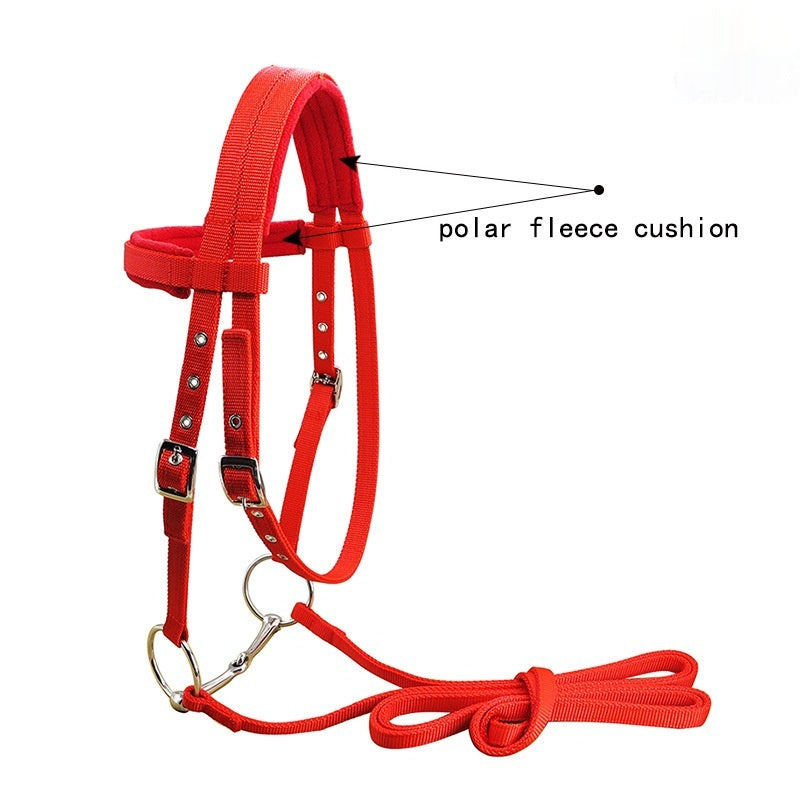 JMT-521418 Adjustable PP Braid Reins with Water Rein Rope - Available in Red, Blue, Black, Sizes Small to Large