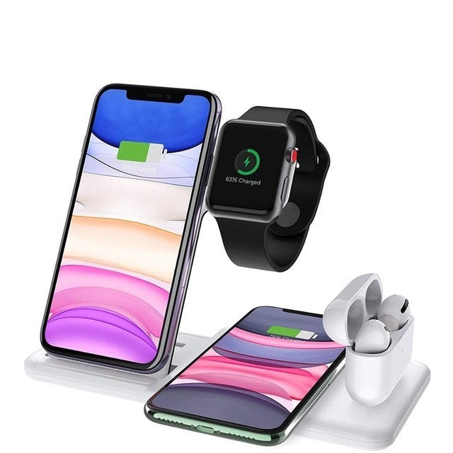 JMT-521418 Universal Fast Charge Wireless Charger with Foldable Design for Mobile Phones and Accessories