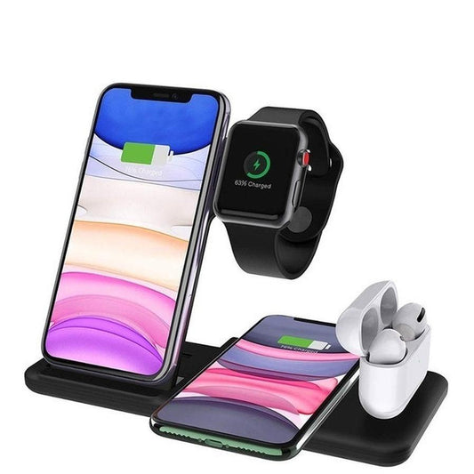 JMT-521418 Universal Fast Charge Wireless Charger with Foldable Design for Mobile Phones and Accessories