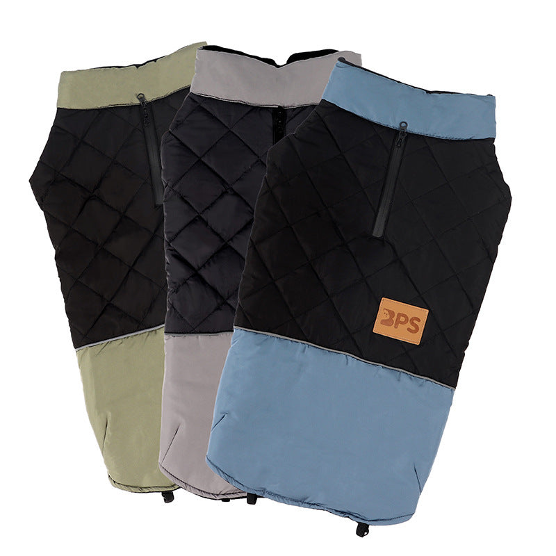 JMT-521994 Water-Resistant Stormsuit for Large Dogs - Available in Green, Blue, Gray, Sizes 5XL to 8XL