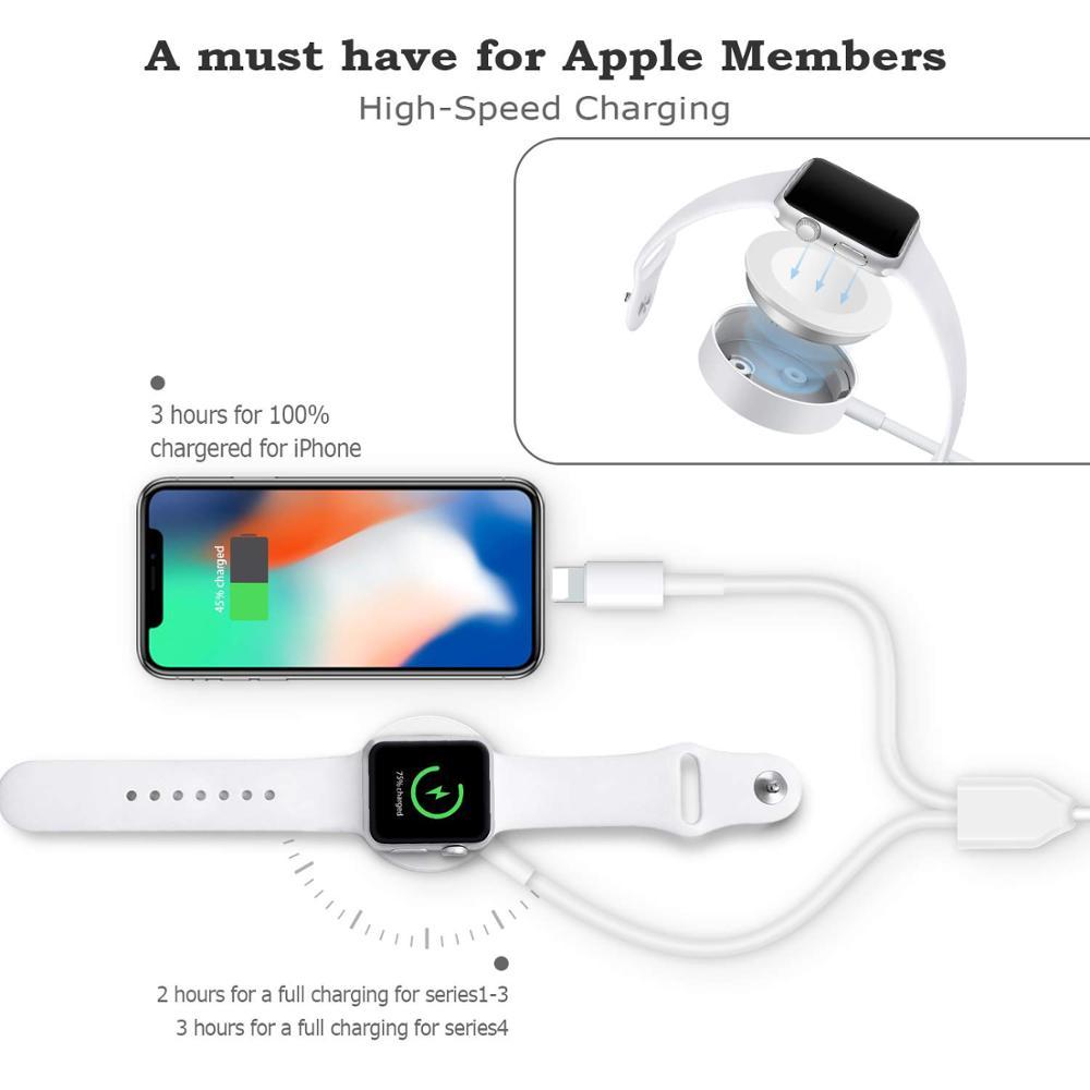 JMT-522250 2-in-1 Wireless Charger and Watch Stand - USB Interface, White