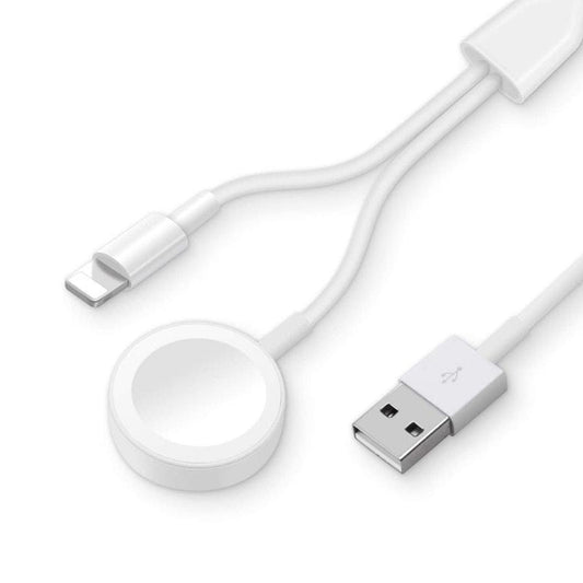 JMT-522250 2-in-1 Wireless Charger and Watch Stand - USB Interface, White