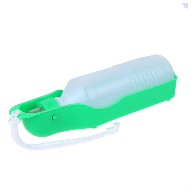 JMT-522250 Portable Dog Water Bottle with Built-in Bowl - 500 ML, Various Colors Available