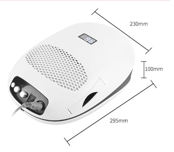 JMT-522378 Triple LED Nail Light for Manicure - ABS Plastic, 140W Power, AC110-240V