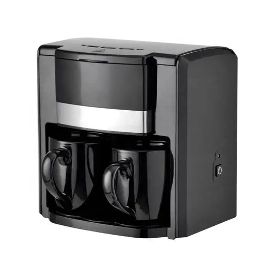 JMT-522506 Electric Drip Coffee Maker for Home Use - Portable Espresso Machine with Two Cups
