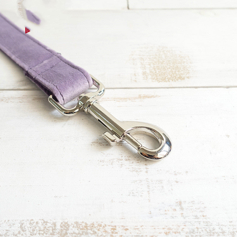 JMT-522570 Light Purple Polyester Dog Leash Pull Strap - Available in XS to XL Sizes