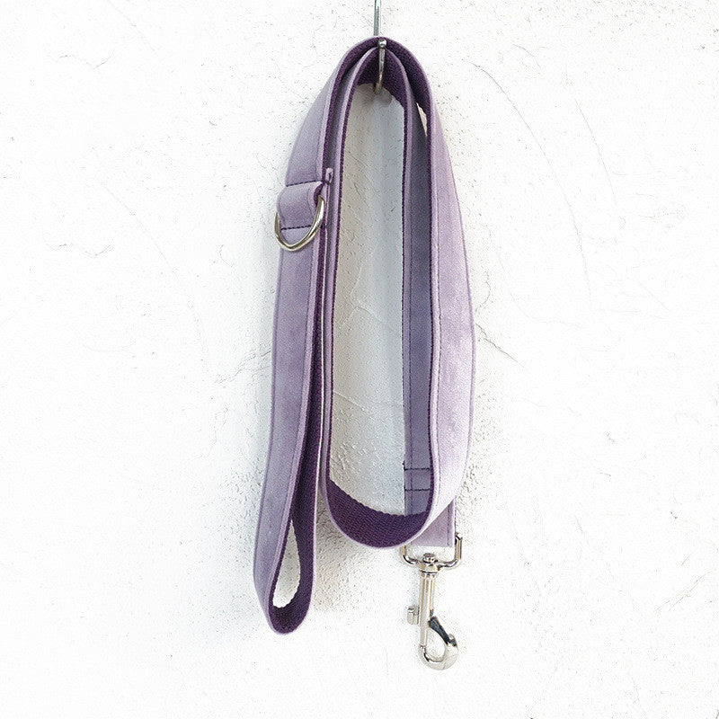 JMT-522570 Light Purple Polyester Dog Leash Pull Strap - Available in XS to XL Sizes