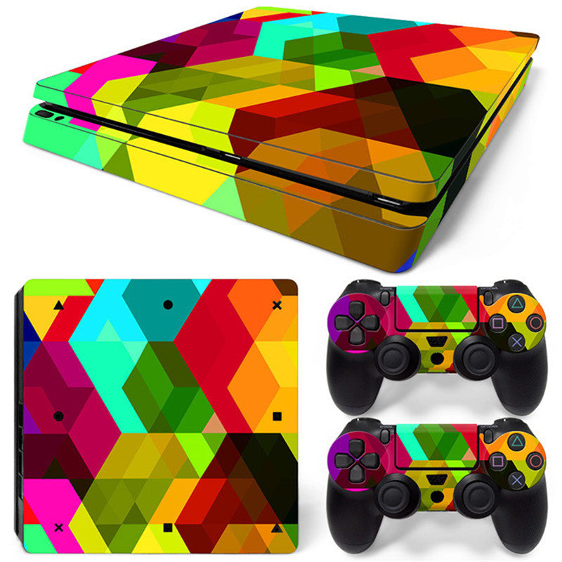 JMT-522698 Full Body Vinyl Skin for PS4 Slim - Eco-Friendly, Non-Toxic Air Guide Sticker