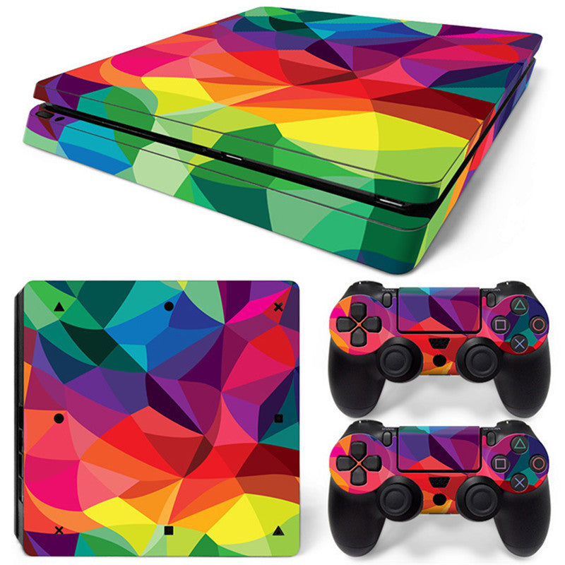 JMT-522698 Full Body Vinyl Skin for PS4 Slim - Eco-Friendly, Non-Toxic Air Guide Sticker