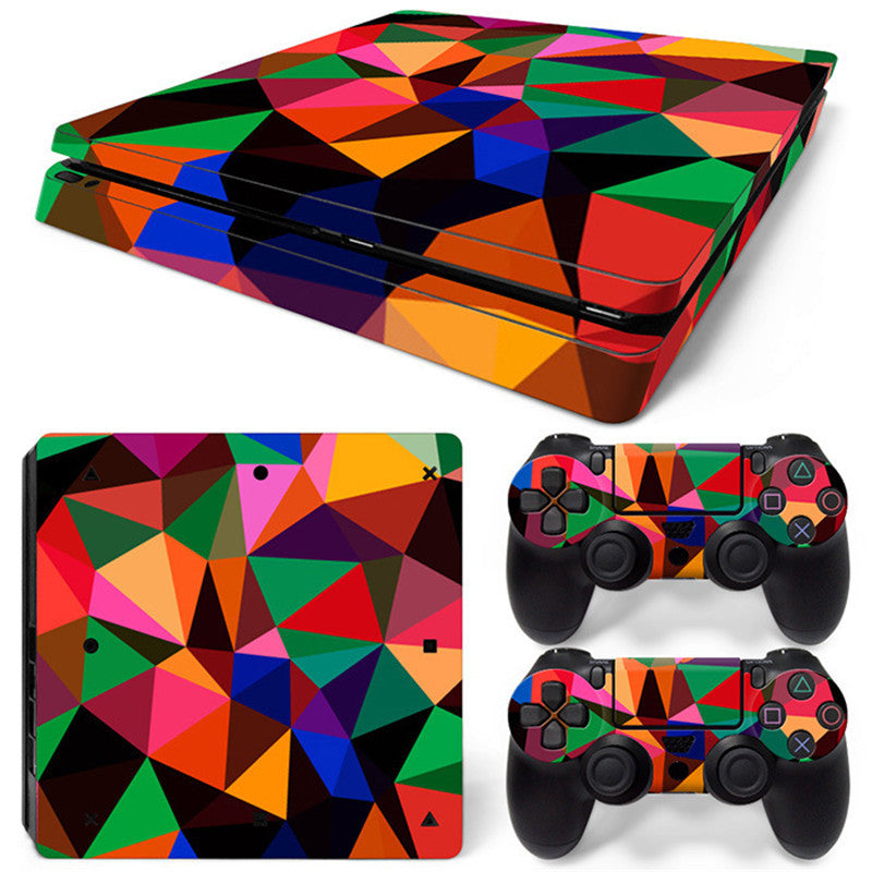 JMT-522698 Full Body Vinyl Skin for PS4 Slim - Eco-Friendly, Non-Toxic Air Guide Sticker