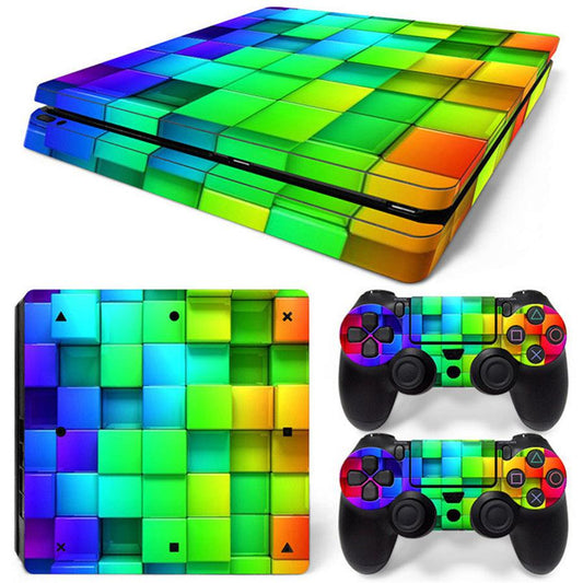 JMT-522698 Full Body Vinyl Skin for PS4 Slim - Eco-Friendly, Non-Toxic Air Guide Sticker