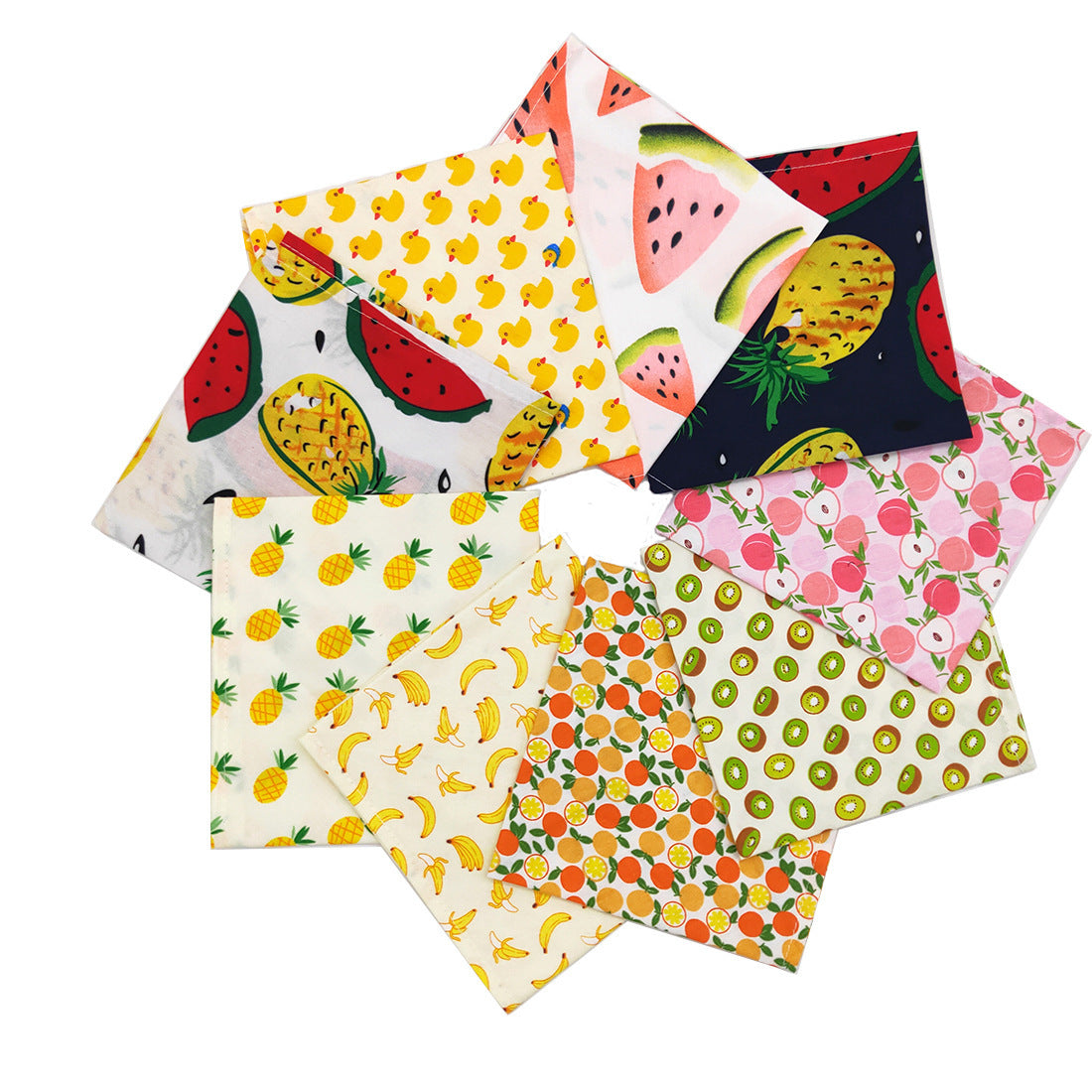 JMT-522698 Triangle Pet Saliva Towel - Soft Cotton for Small, Medium & Large Dogs