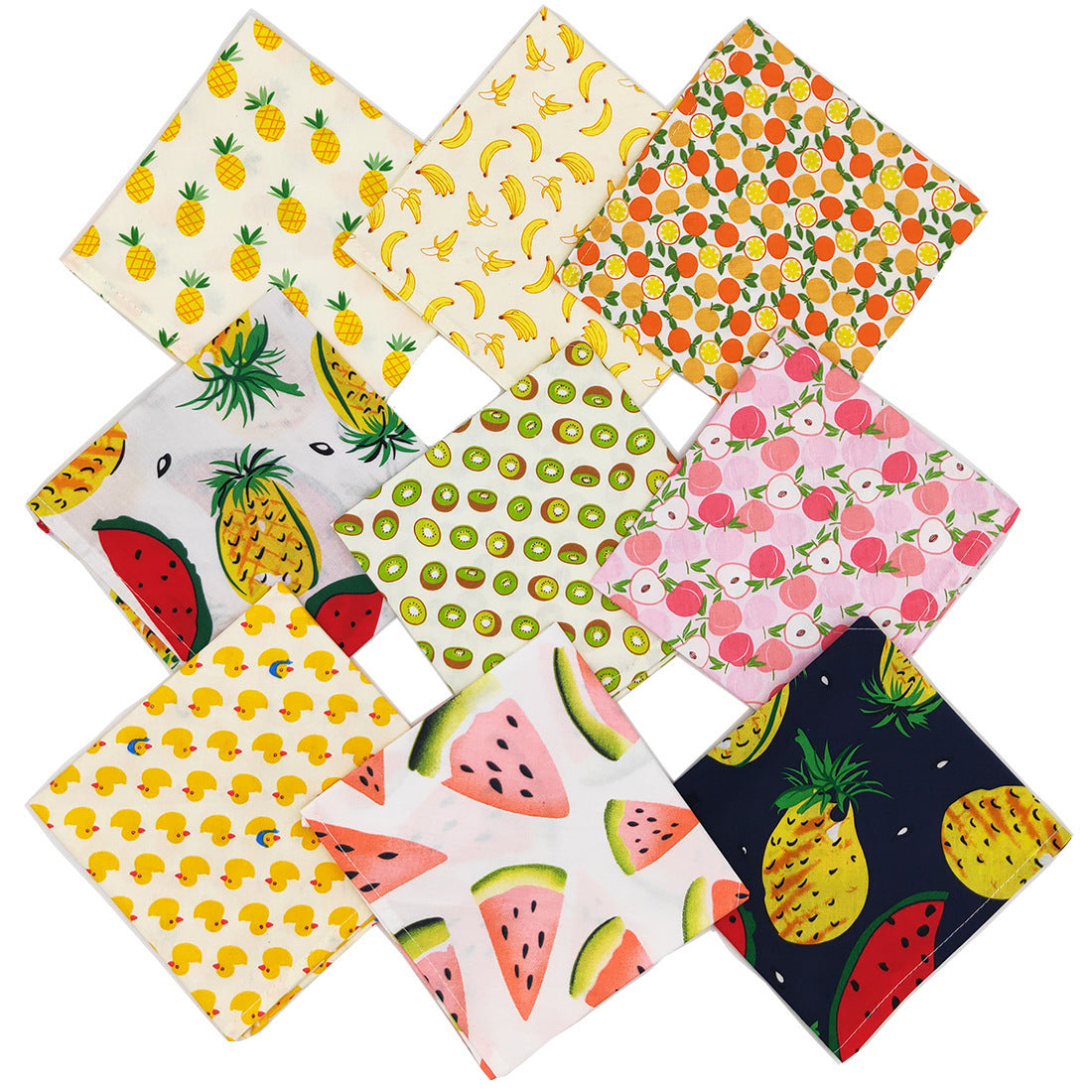 JMT-522698 Triangle Pet Saliva Towel - Soft Cotton for Small, Medium & Large Dogs