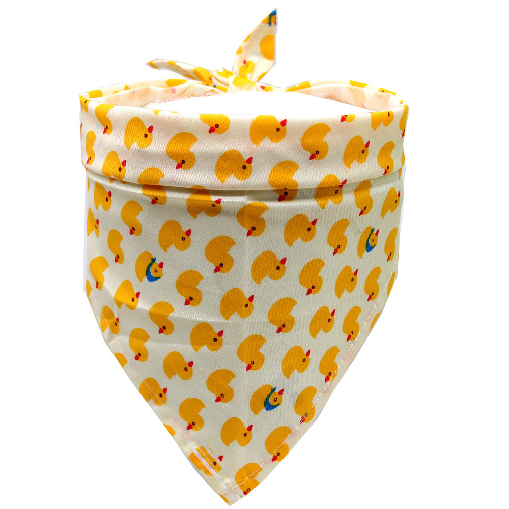 JMT-522698 Triangle Pet Saliva Towel - Soft Cotton for Small, Medium & Large Dogs