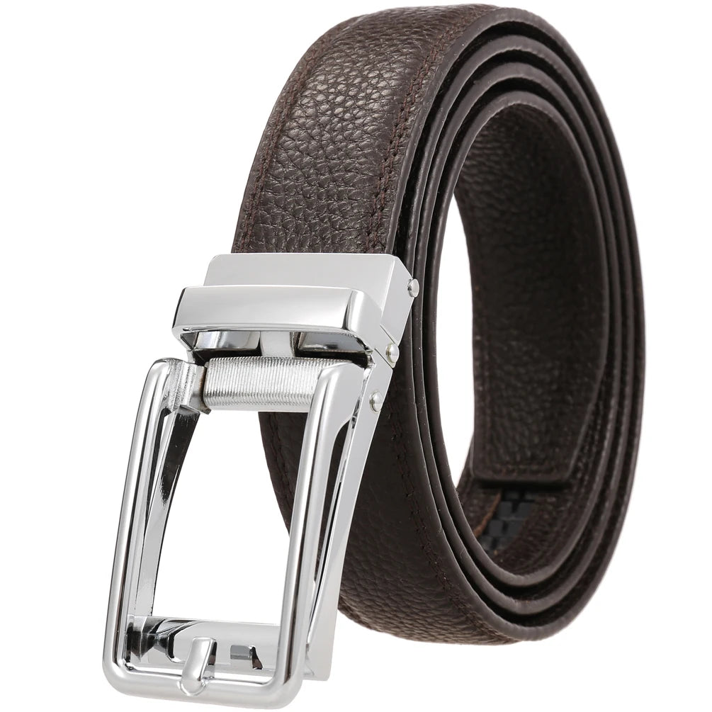 JMT-522826 Men's Size 3.0 Genuine Leather Belt - Classic Design for Everyday Wear