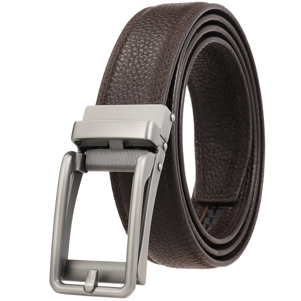 JMT-522826 Men's Size 3.0 Genuine Leather Belt - Classic Design for Everyday Wear