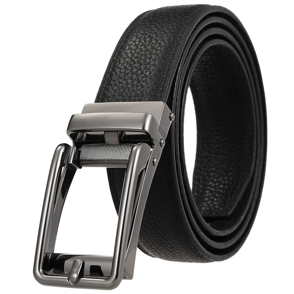 JMT-522826 Men's Size 3.0 Genuine Leather Belt - Classic Design for Everyday Wear