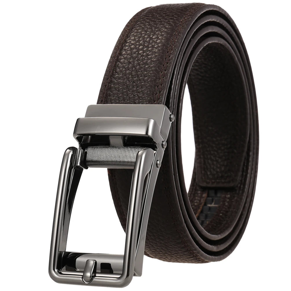 JMT-522826 Men's Size 3.0 Genuine Leather Belt - Classic Design for Everyday Wear