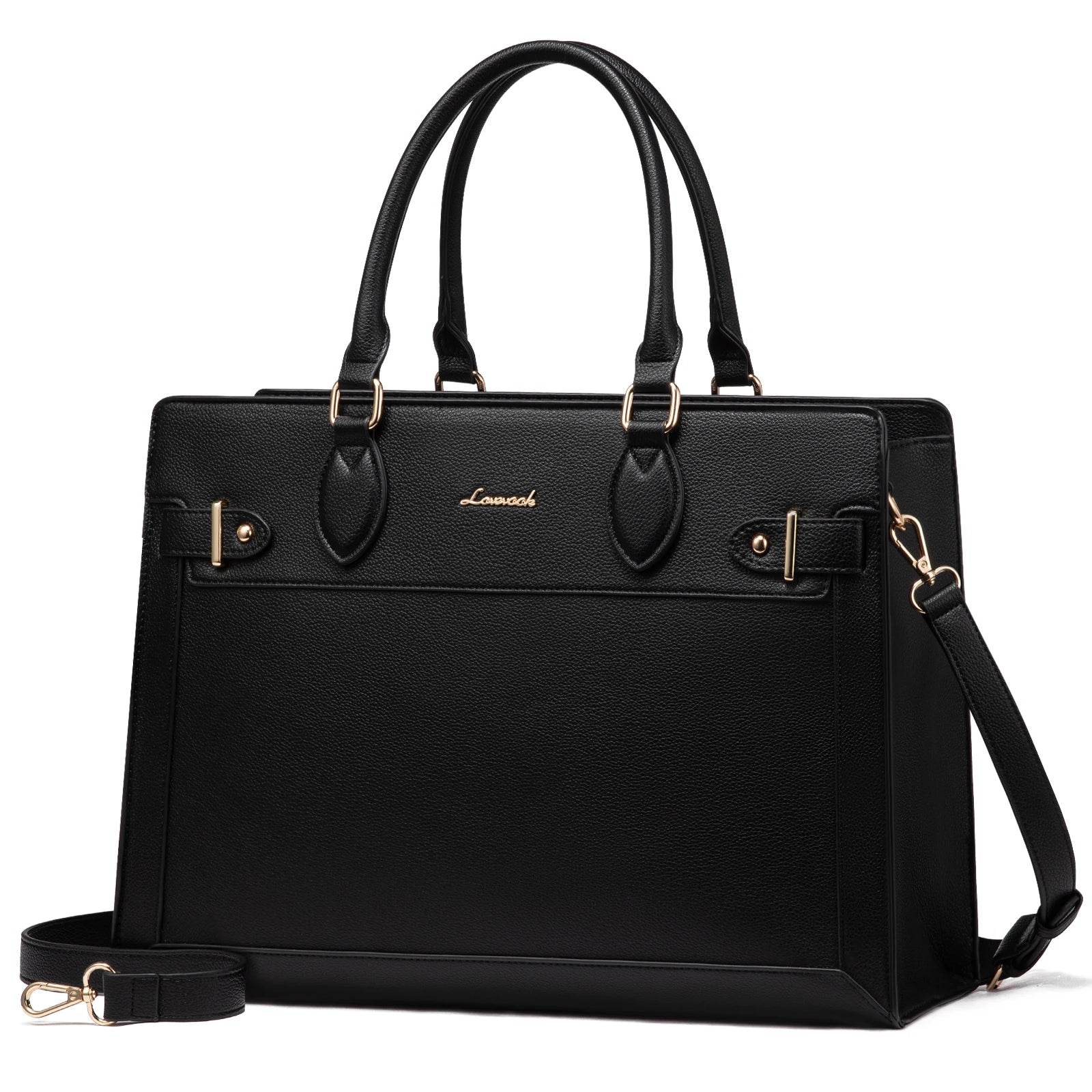 JMT-522954 Laptop Tote Bag for Women - 15.6-17 Inch Waterproof Leather Briefcase for Office and Business Use