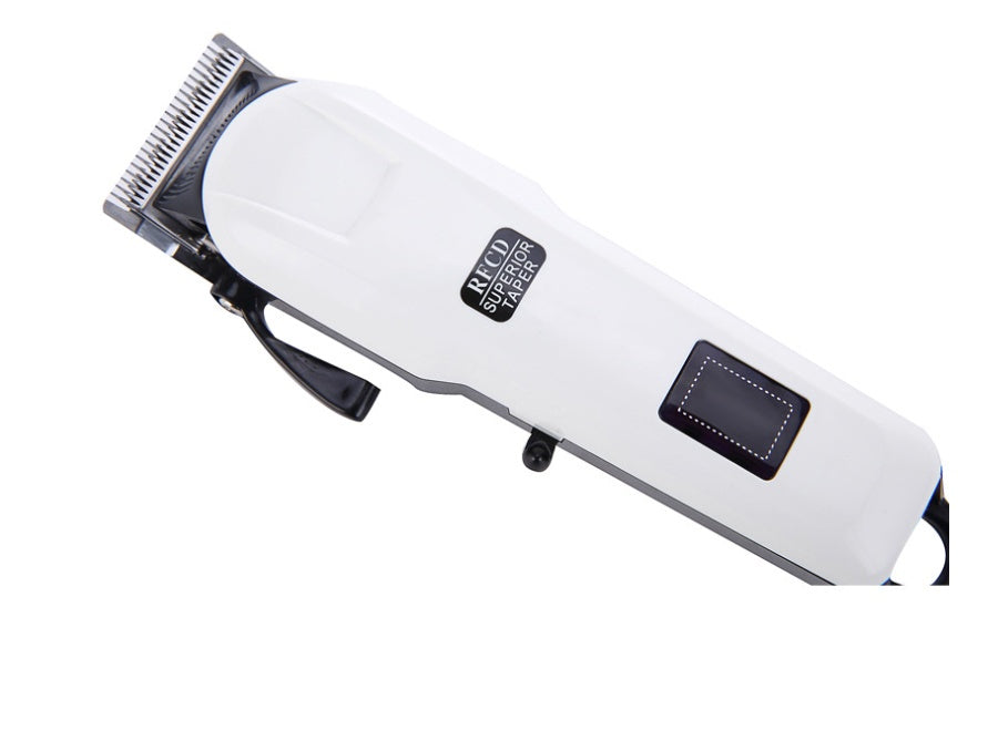 JMT-523210 Electric Hair Clipper with Stainless Steel Cutter Head, LCD Display, Low Noise, USB Rechargeable, Includes Combs and Accessories