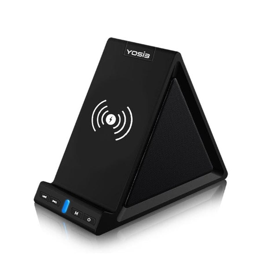 JMT-523402 Multifunctional Bluetooth Speaker with Mobile Phone Stand and Wireless Charging Capability