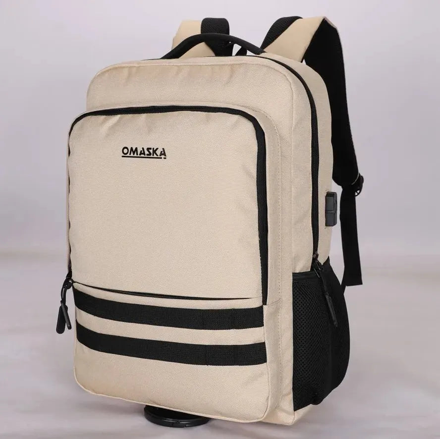 JMT-523786 17 Inch Nylon Waterproof Laptop Rucksack with USB Port for Men - Model TSX-22017