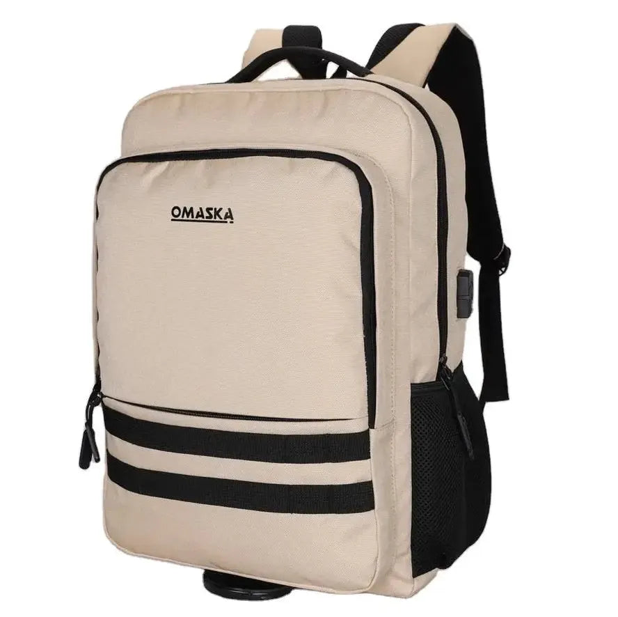 JMT-523786 17 Inch Nylon Waterproof Laptop Rucksack with USB Port for Men - Model TSX-22017